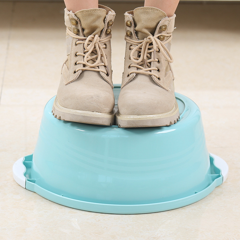 Household Plastic Washbasin Is Deepened and Thickeneded, Fall-Resistant, Simple Dormitory Student Baby Adult Face Wash Large Vegetable Basin