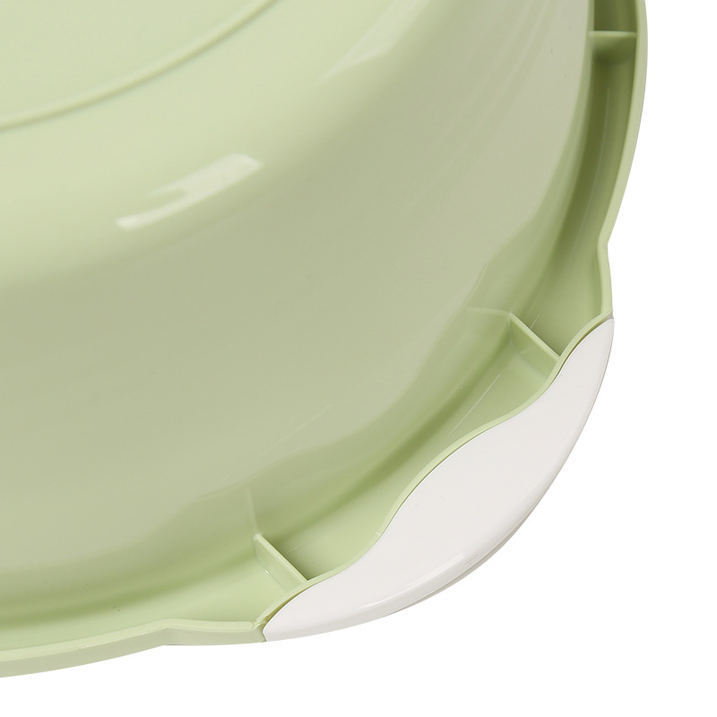 Household Plastic Washbasin Is Deepened and Thickeneded, Fall-Resistant, Simple Dormitory Student Baby Adult Face Wash Large Vegetable Basin