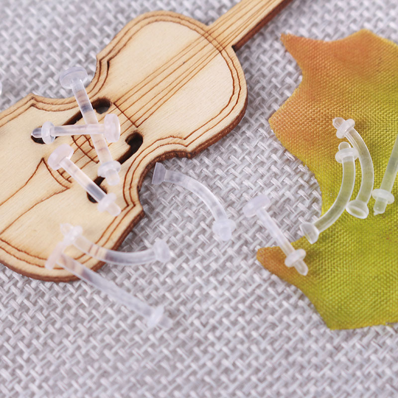 Factory direct supply PP material nose nail lip nail human body puncture jewelry supply foreign trade nose ring PP nose nail