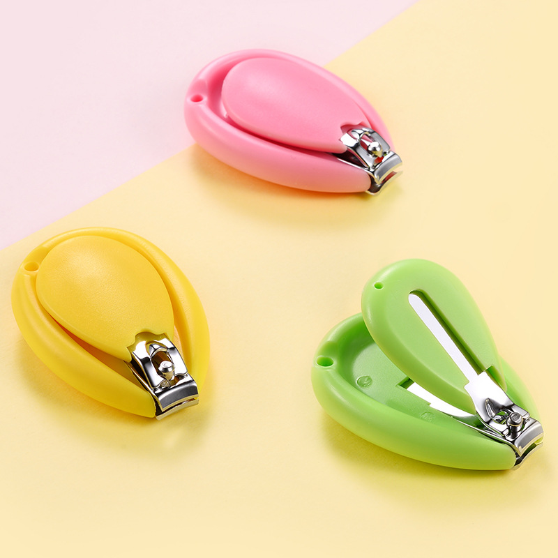 Factory Direct Sales Nail Clippers Cartoon Nail Clippers Baby Nail Scissors Set Cute Shell