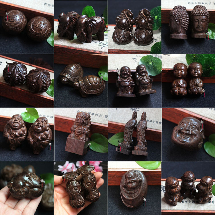 Оптовая продажа вьетнамских украшений из агарового дерева, кожаные изделия, черные деревянные ручки, изделия ручной работы оптом