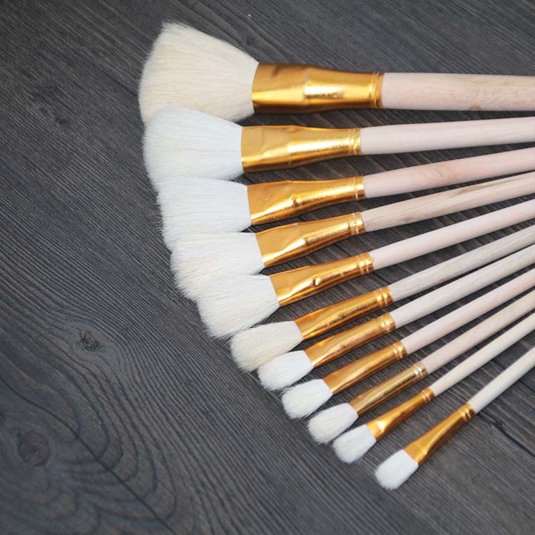 Wholesale Wool Brush Soft Head S Pen Ceramic Drawing Gold Craft Pen Paint Brush Industrial Craft Painted Wool Brush