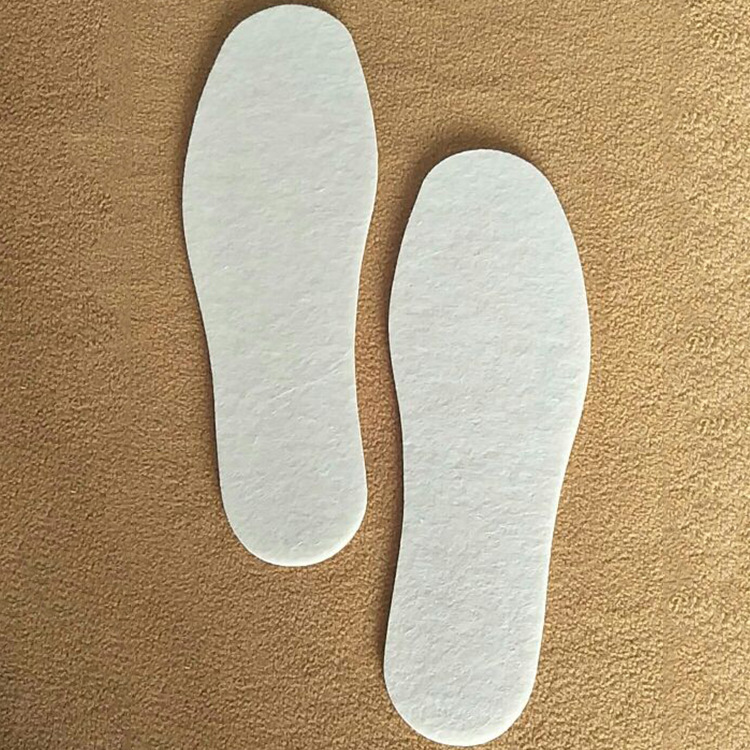 Winter warm sweat-absorbent wool felt insole factory wholesale running rivers and lakes stall camel velvet insole thickened felt insole