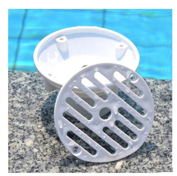 Factory Direct Swimming pool plastic nozzle 1424 water inlet and outlet grate embedded swimming pool accessories nozzle