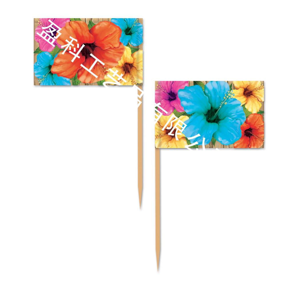Supply of Hamburger Flags, Toothpick Table Flags, Toothpick Flags, Food Decoration Flags, Etc