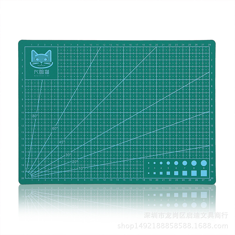 A4 Cutting Board Cutting Pad Cutting Pad Handmade Pad Double-Sided Stereotype Two-Color Black Mat Cross-Border Spot