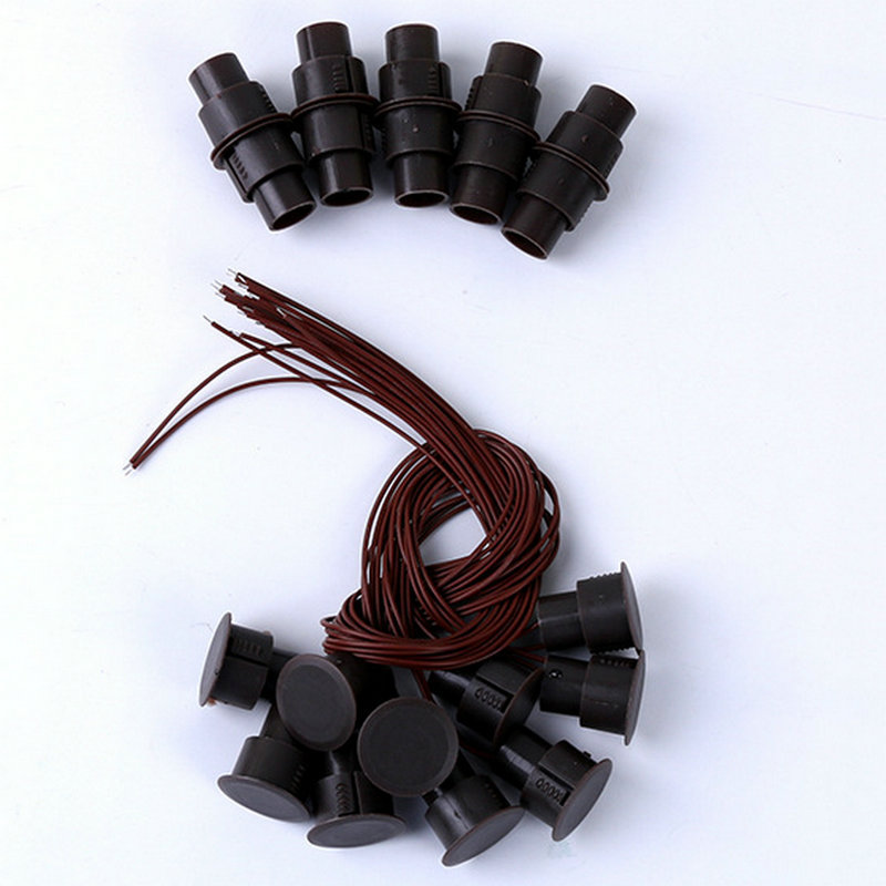 RC-36 Saili embedded door magnetic alarm concealed iron door magnetic hidden wired door magnetic switch normally closed