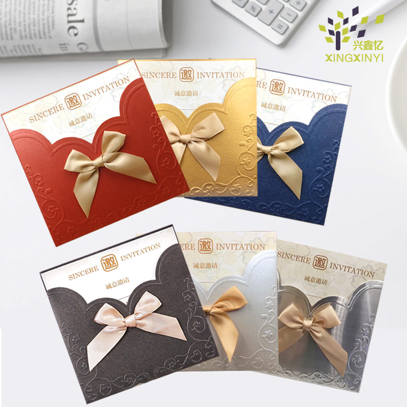 Creative Business Wedding Invitations Opening Invitations Personalized Invitations Wedding Greeting Cards Manufacturers Wholesale Romantic