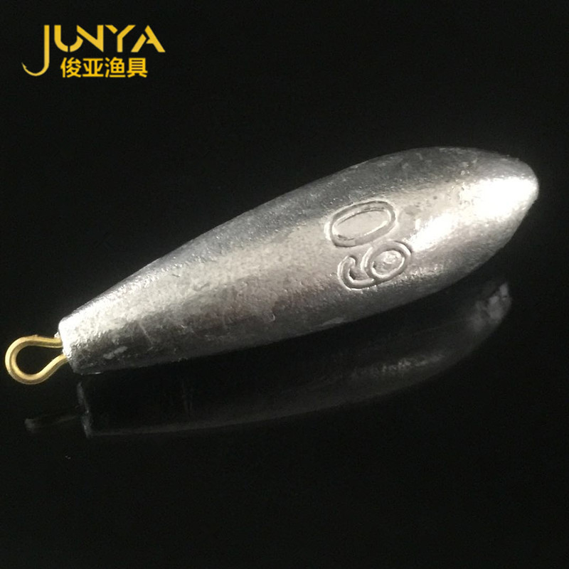 Junya fishing gear Willow lead pendant with ring lead pendant water drop lead pendant with ring lead pendant Willow lead pendant fishing gear accessories