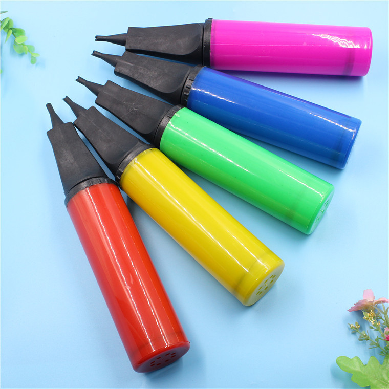 Свадебные принадлежности, многоцветный надувной насос для шаров, оптовая продажа