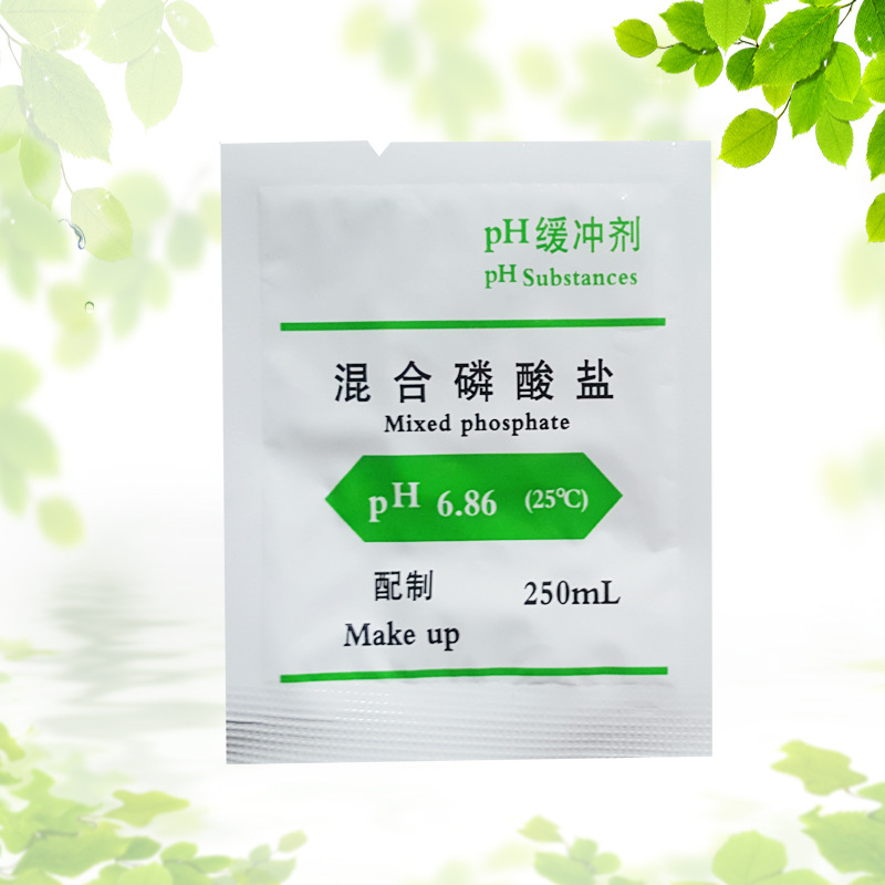 Qi Wei Buffer Solution Reagent Acidity Meter Buffer Reagent 3 Pack National Standard Reagent 6.86/4.00/9.18/European Standard