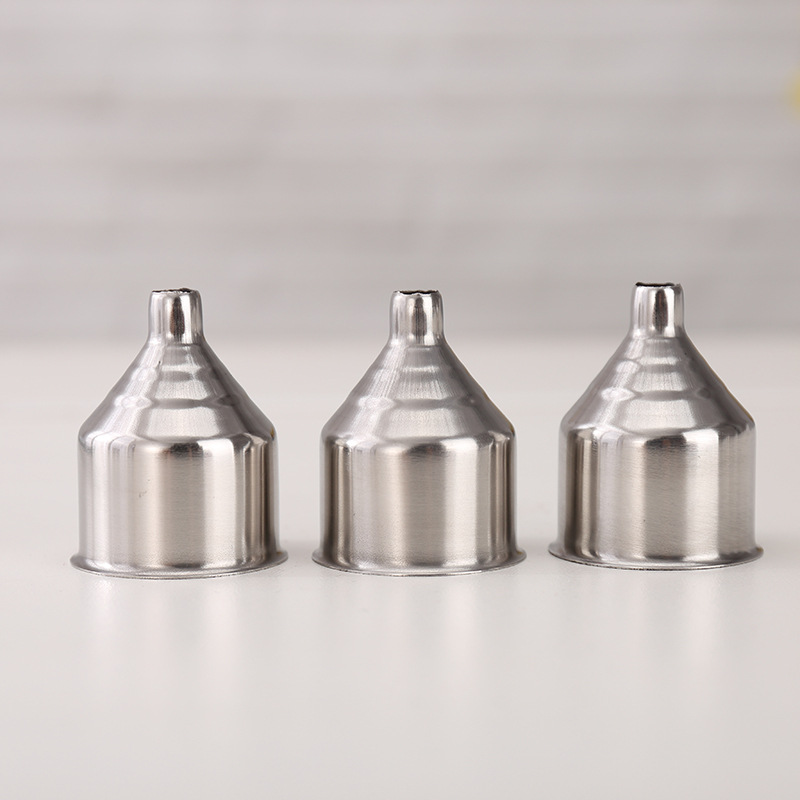 Wholesale Stainless Steel Shot Glass Small Funnel Large Wine Glass Large Funnel Flask Mini Special Metal Funnel Foreign Trade