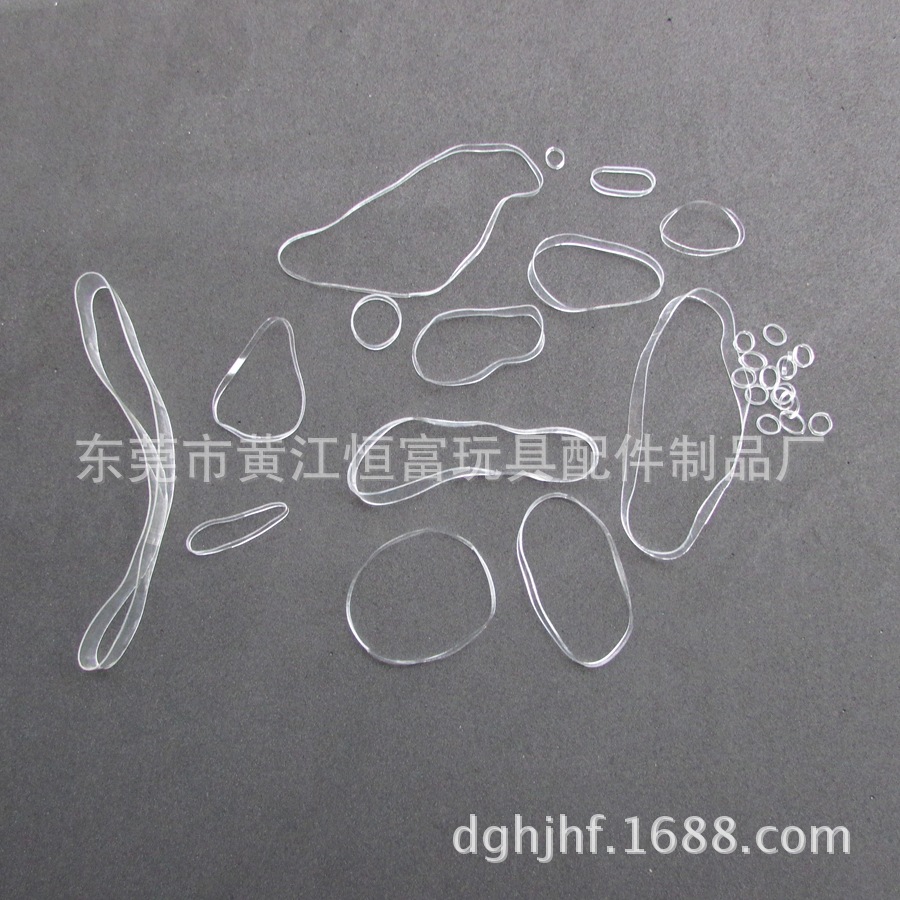 Supply of Transparent Rubber Bands, Transparent Rubber Bands, High Temperature Resistant, Antioxidant and Anti-Aging Rubber Bands, Reach Rohs