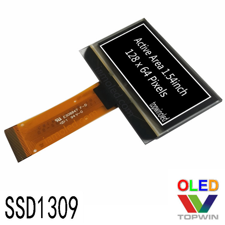 Tuowei 1.54-inch yellow oled screen UG-2864KSYMG01 new 12864 yellow 1309 yellow