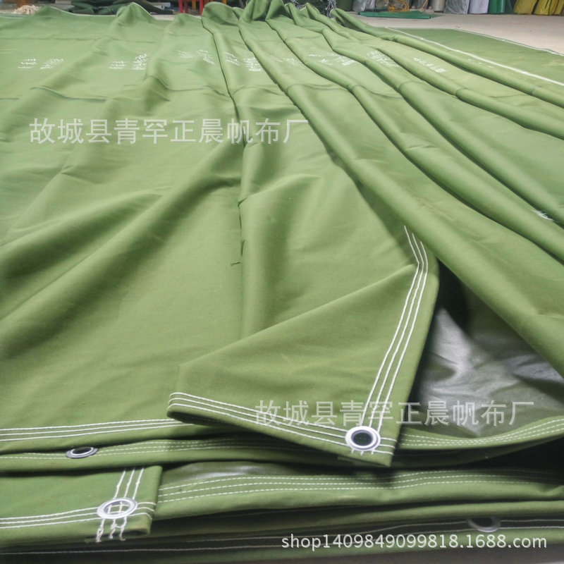 Silicone Canvas Rainproof and Sunproof Thickened Waterproof Cover Cloth Silicone Rubber Tarpaulin Rain Cloth Tarpaulin Manufacturer Wholesale