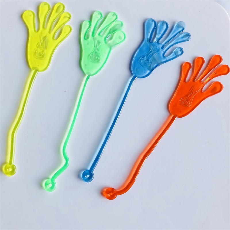 80 nostalgic toy elastic retractable sticky Palm large wall climbing palm whole person toy small hand