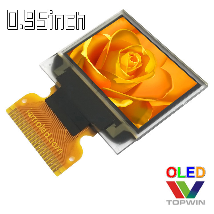Tuowei 0.95inch Colorful 65K Colorful Oled Screen Lcd Screen 964Hddag01 Low Temperature Resistant 23 Pins Highlight