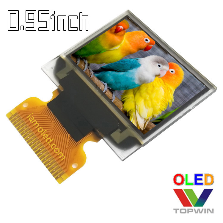 Tuowei 0.95 дюйма цветной OLED экран 65K цветной LCD экран 964Hddag01 устойчивый к низким температурам 23 контакта