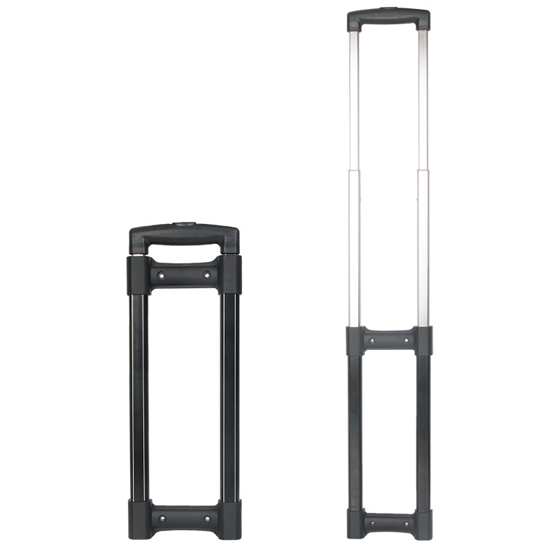 Dengfeng luggage accessories tie rod outer iron inner aluminum 3 section bar thickened inner and outer tie rod luggage aluminum box spot