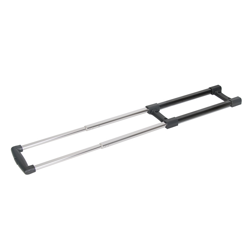 Dengfeng luggage accessories tie rod outer iron inner aluminum 3 section bar thickened inner and outer tie rod luggage aluminum box spot