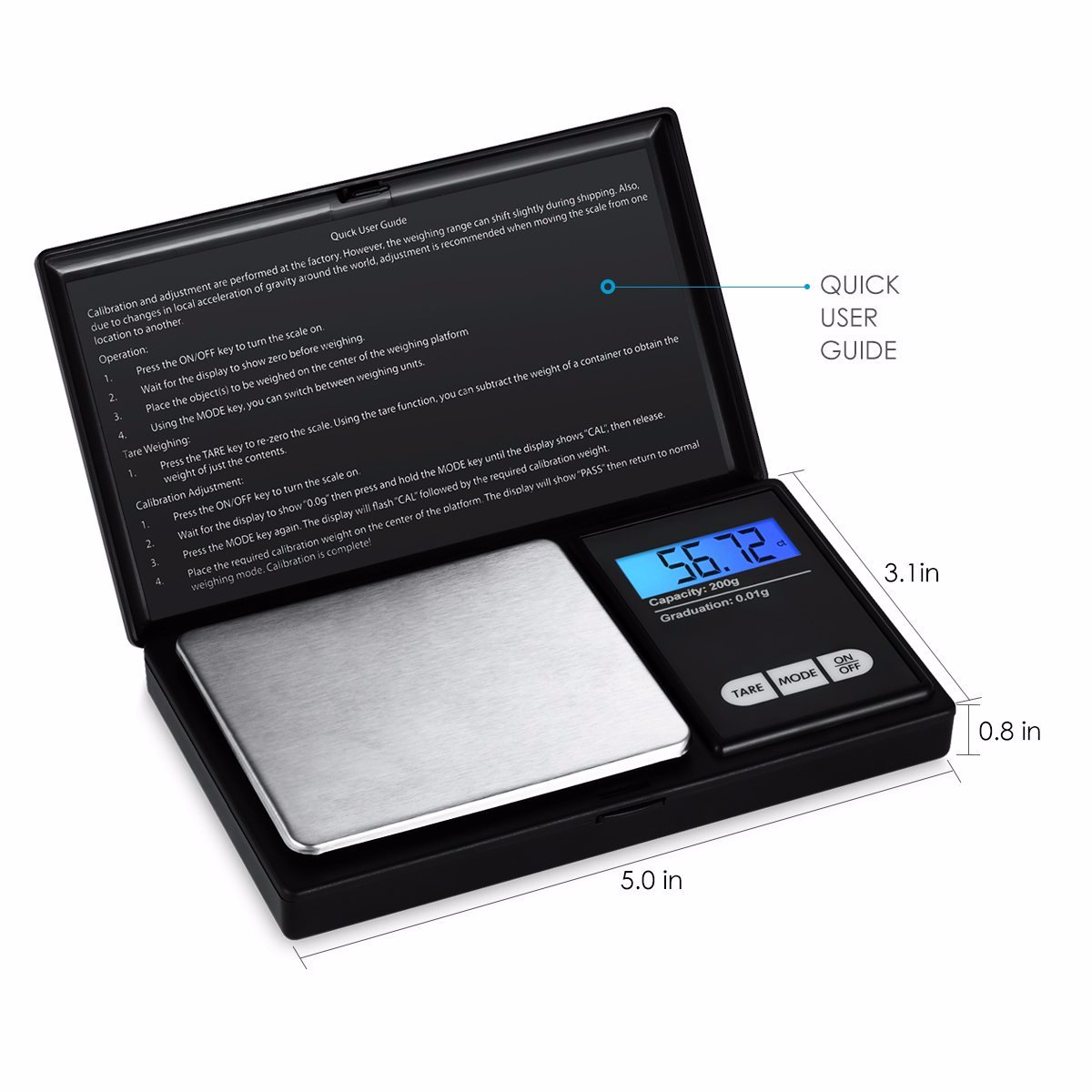 Factory direct supply precision mini micro scale 0.01g gold balance gram scale CX258 weighing electronic scale jewelry scale