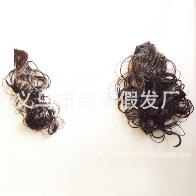 Soft wig curly hair curtain baby wig photo props princess style hat accessories hair piece DIY lengthened thick