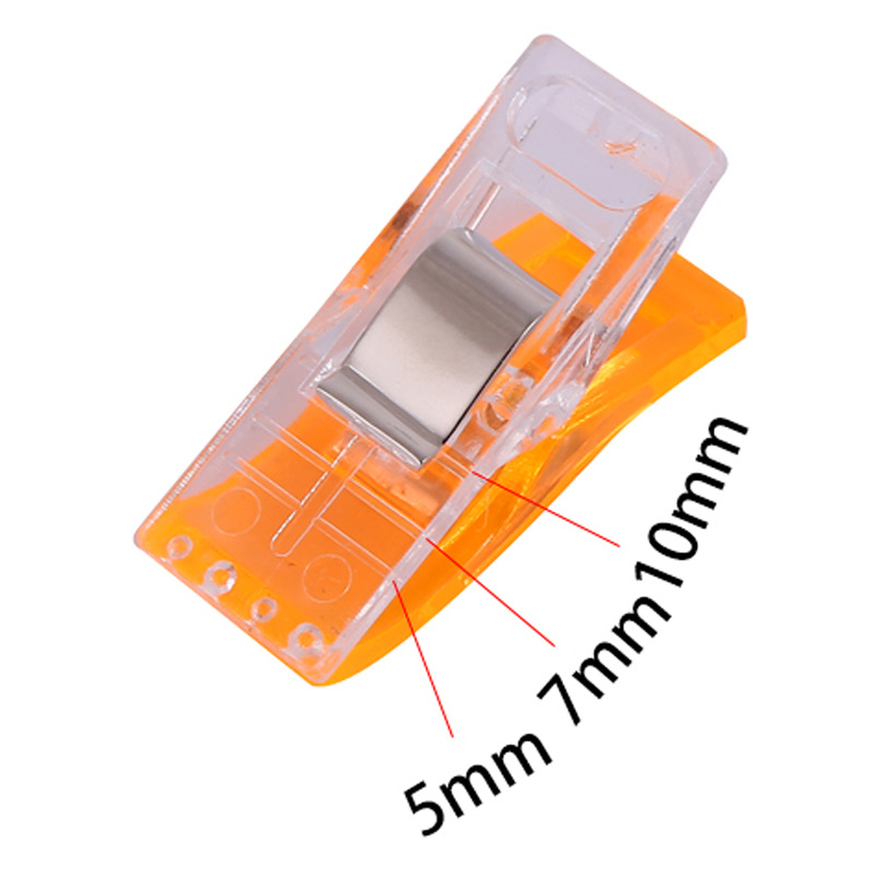 Edge Clip Axe Clip Color Plastic Clip Fixed Scale Clip Office Snack Clip Sewing Clip Patchwork Clip