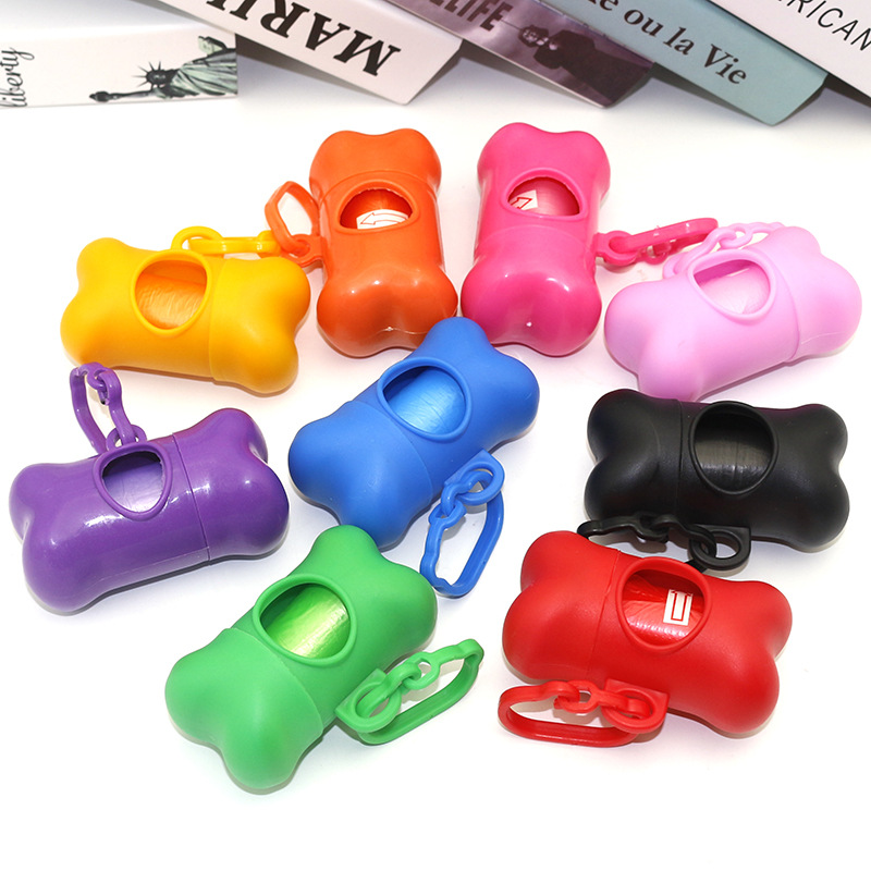 Pet Print Footprint Garbage Bag Bone Pill Bullet Garbage Box Gift
