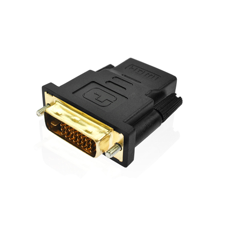 DVI to HDMI conversion head DVI24 1 revolution HDMI mother DVI24 5 conversion head can be mutually converted DVI/HDMI