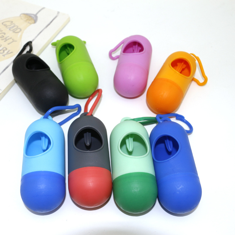 Pet Print Footprint Garbage Bag Bone Pill Bullet Garbage Box Gift