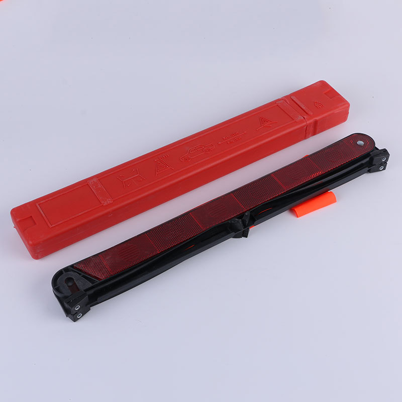 Plastic triangle warning sign warning frame pvc reflective warning sign traffic safety car parking tripod warning sign