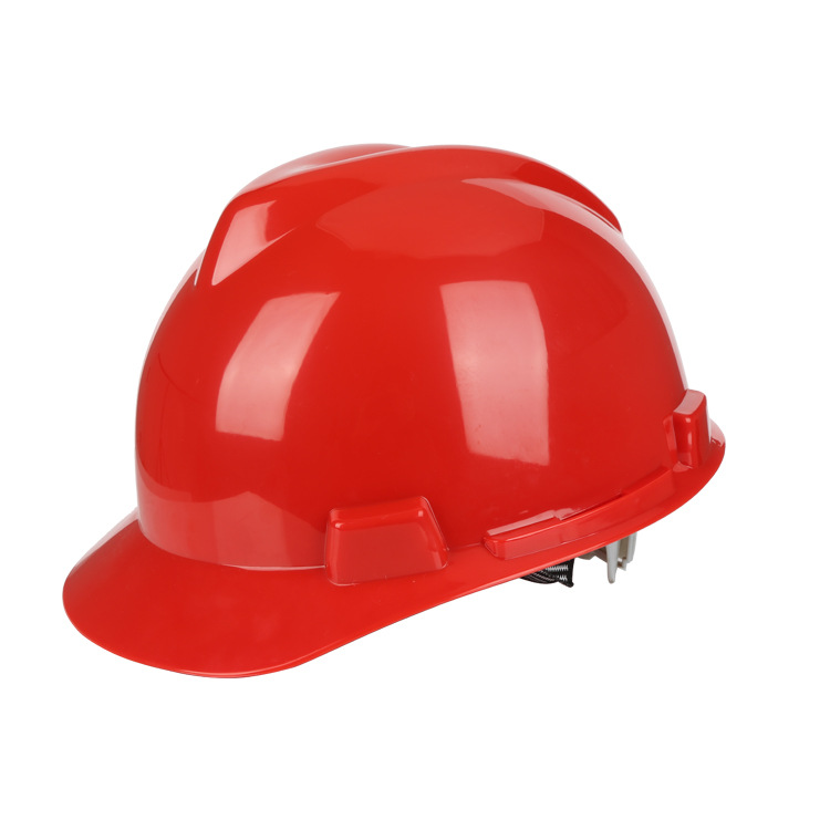 Genuine name shield safety helmet V-shaped high-strength PE construction site construction cap can be printed logo