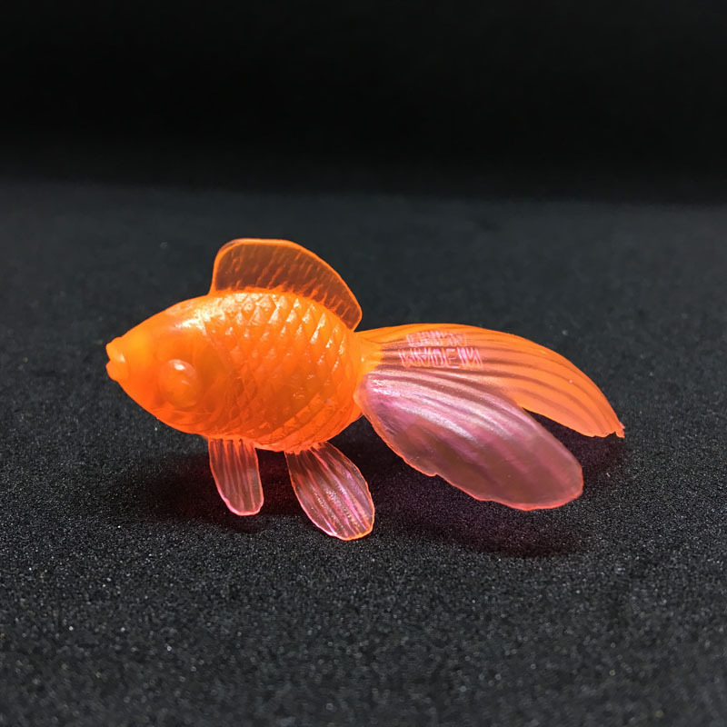 Small Goldfish Toy Plastic Environmentally Friendly Colorful Artificial Marine Animal Model Gashapon Gift Gift Food Toy