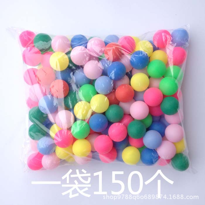 40mm frosted color table tennis PP seamless word-free lottery ball betting touch lottery ball plastic spray ball machine ball wholesale