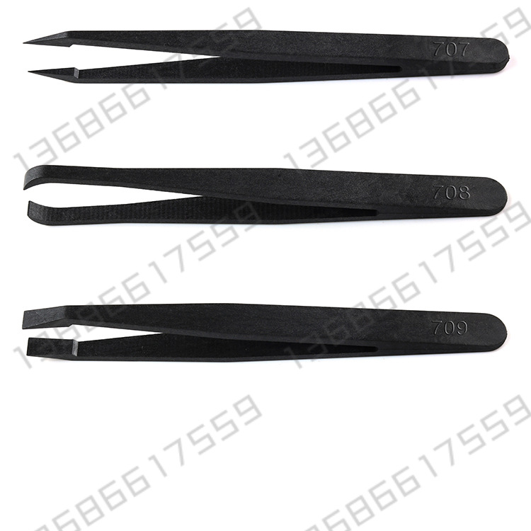DIY Hand Tools Samsung Oppo Huawei Foxconn Mobile Phone Smt Assembly Esd Anti-Static Plastic Tweezers