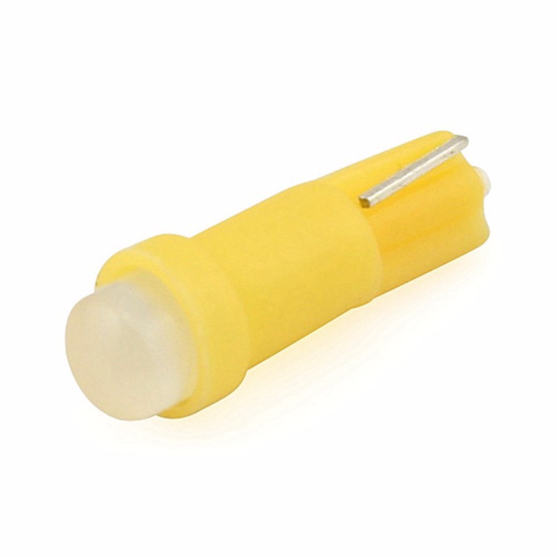 Car Instrument Light Bulb Ceramic T5 Car Led Makeup Light T5 1Smd 3D Astigmatism Cob Indicator Light