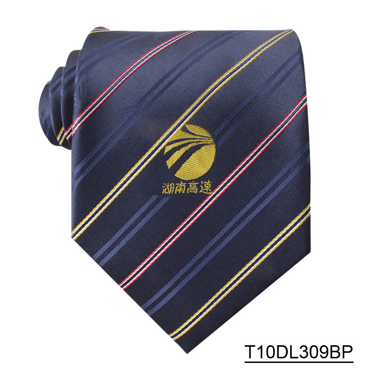 Tie Production Experience Enterprise School Bank Logo Tie Men and Women Processing Custom-Made Tie Manufacturer