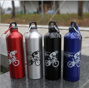 Aluminum Sports Kettle Outdoor Mountaineering Water Cup Portable High-value Aluminum Kettle Bicycle Riding Water Bottle Aluminum Cup