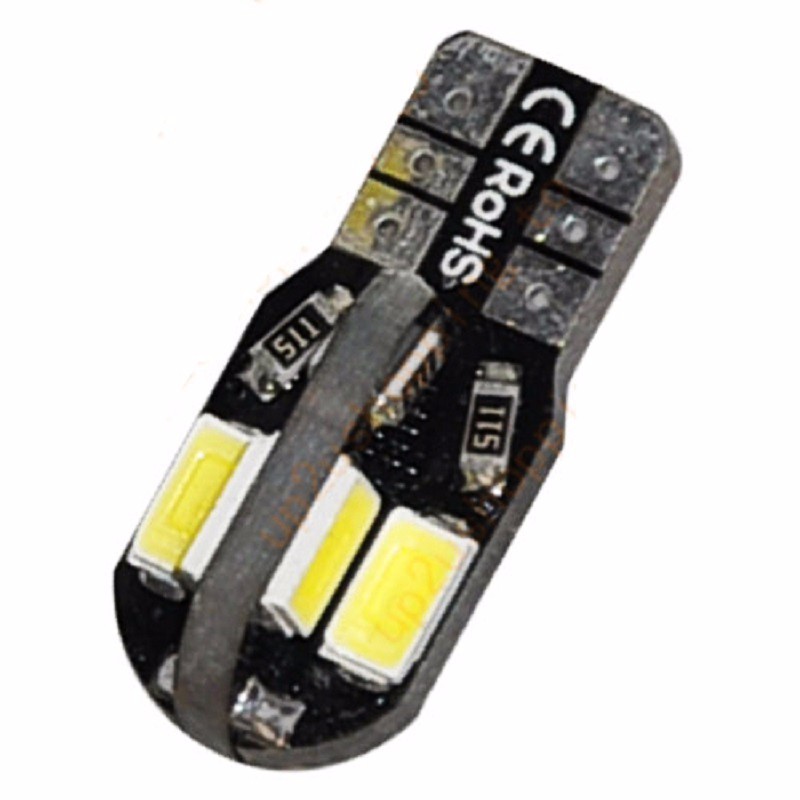 Car Light Bulb T10 Canbus 5630 8Smd Width Indicator Light License Plate Light Car Led Small Light Bulb Multi-Color