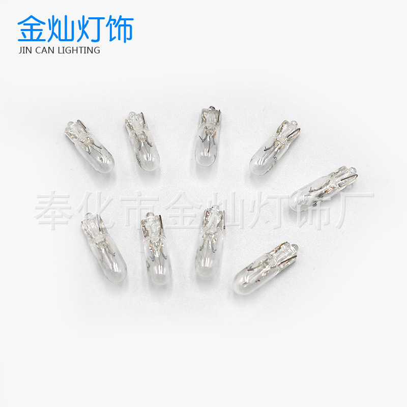 Ningbo Factory Wholesale Earthquake-Resistant Indicator Light Bulb Micro Light Bulb Car Indicator Light Instrument Bulb Welding Wire Meter Bulb