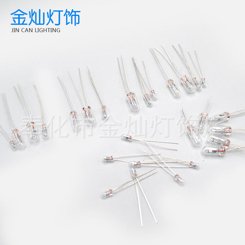 Ningbo Factory Wholesale Earthquake-Resistant Indicator Light Bulb Micro Light Bulb Car Indicator Light Instrument Bulb Welding Wire Meter Bulb