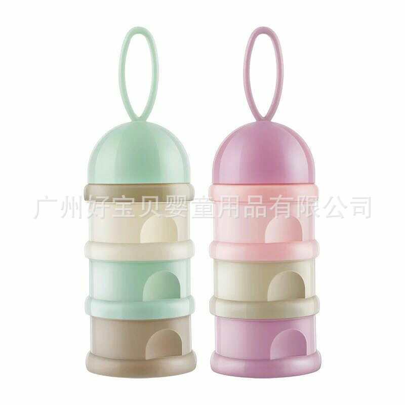 Круглая коробка для молочной смеси, портативная, вместительная