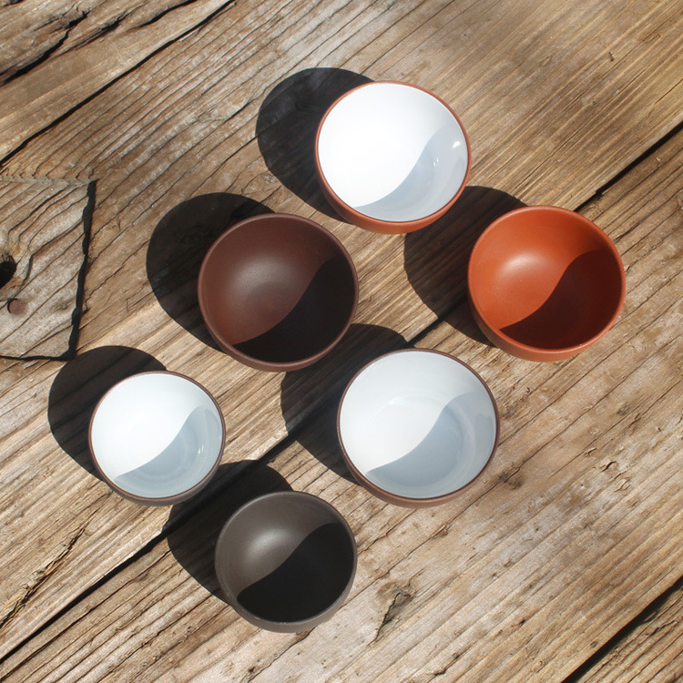 Чайная чашка из зиша, маленькая, керамическая, для кунг-фу, мини набор