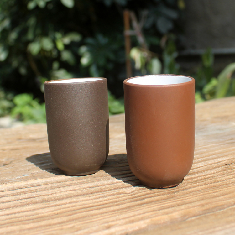 Zisha Tea Cup Small Cup Zisha Small Tea Cup Tea Kung Fu Small Tea Cup Single Ceramic Household Cup Tea Set Mini