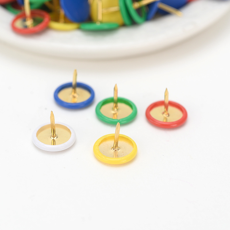 Plastic-coated pushpins color pushpins creative special painting pushpins message board professional production pushpins