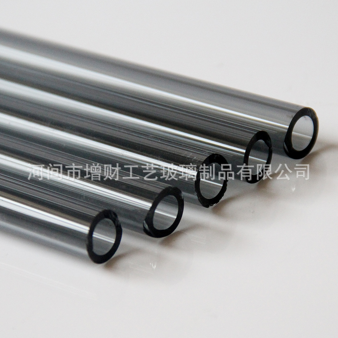 Cangzhou Wholesale High-Definition Colored High Borosilicate Heat-Resistant Glass Tubes Black Transparent Hollow Tube Cylindrical Raw Materials