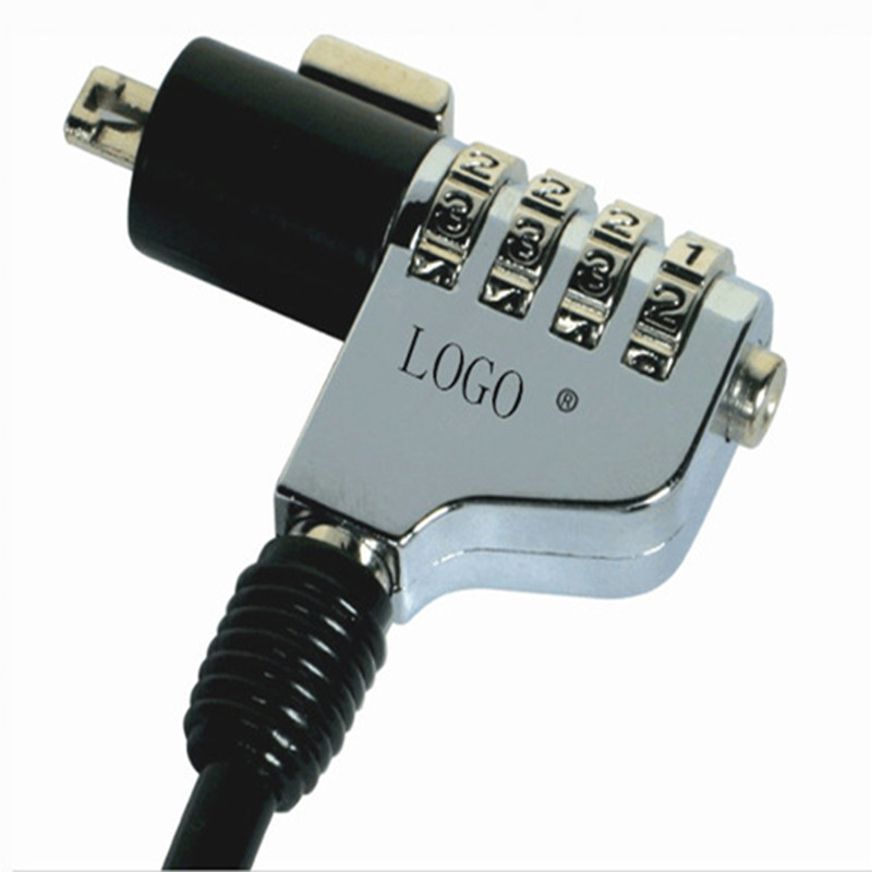 Laptop Password Computer Lock Computer Lock Wedge Hole 4-Digit Password Lock New Computer Lock