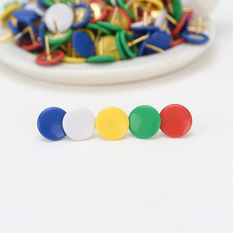 Plastic-coated pushpins color pushpins creative special painting pushpins message board professional production pushpins