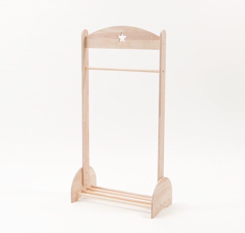 Bolin Nordic Style Children's Room Decoration Solid Wood Floor Star Hanger Children's Clothing Maternal and Infant Shop Shooting Props