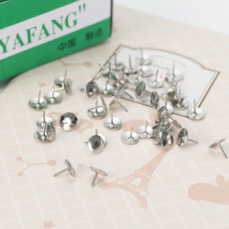 Professional thumbtacks bulk metal thumbtacks silver thumbtacks wholesale round nails a generation of hair